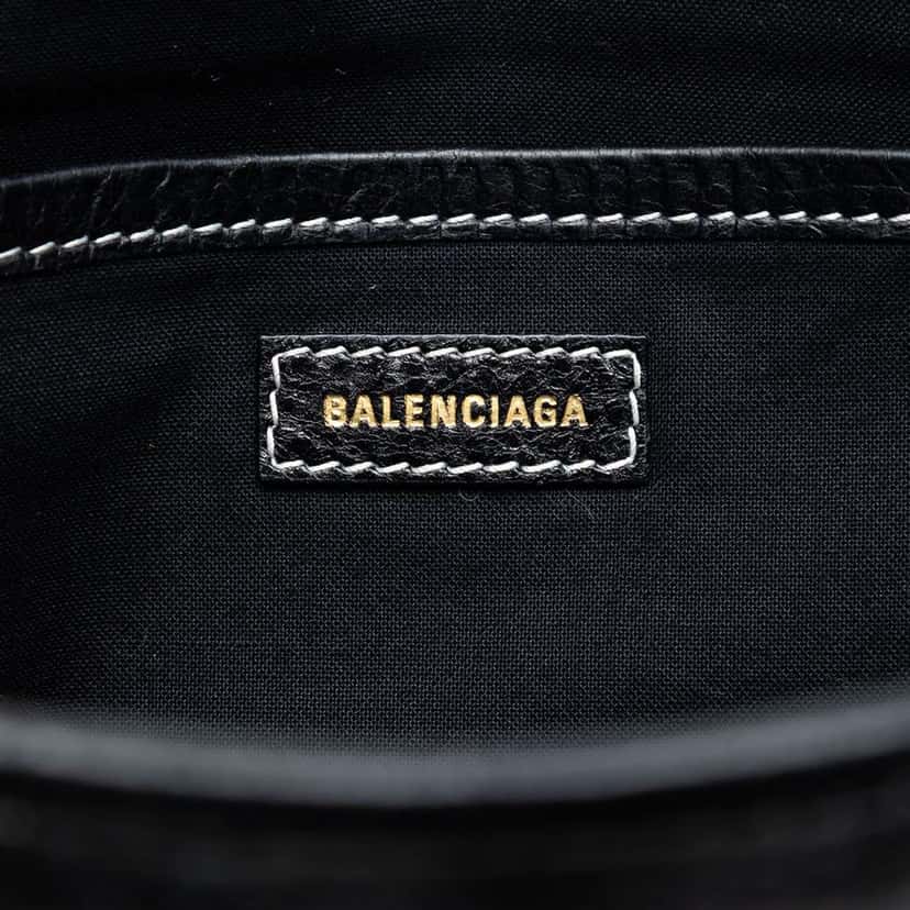 Balenciaga Lambskin Bazar Clutch Yellow Leather Very good condition - Box View