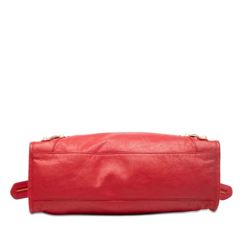 Balenciaga Lambskin Motocross City Giant 12 Satchel Red Leather Very good condition - Inside View