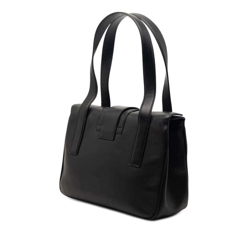 Salvatore Ferragamo Leather Tote Black Leather Very good condition - Back View