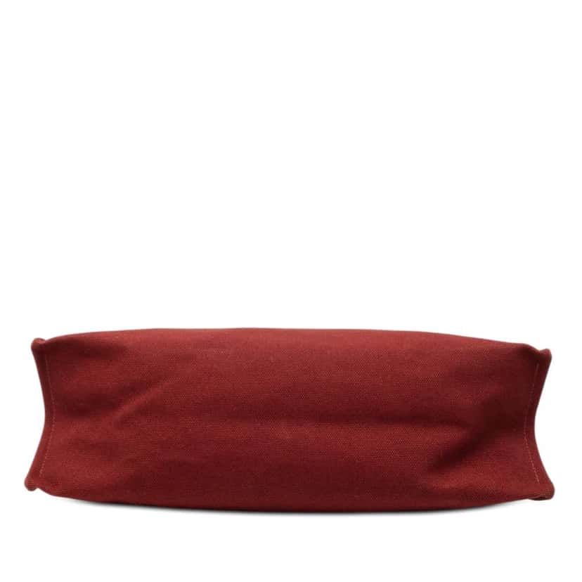 Hermès Toile Etriviere Elan Tote Red Canvas Very good condition - Inside View