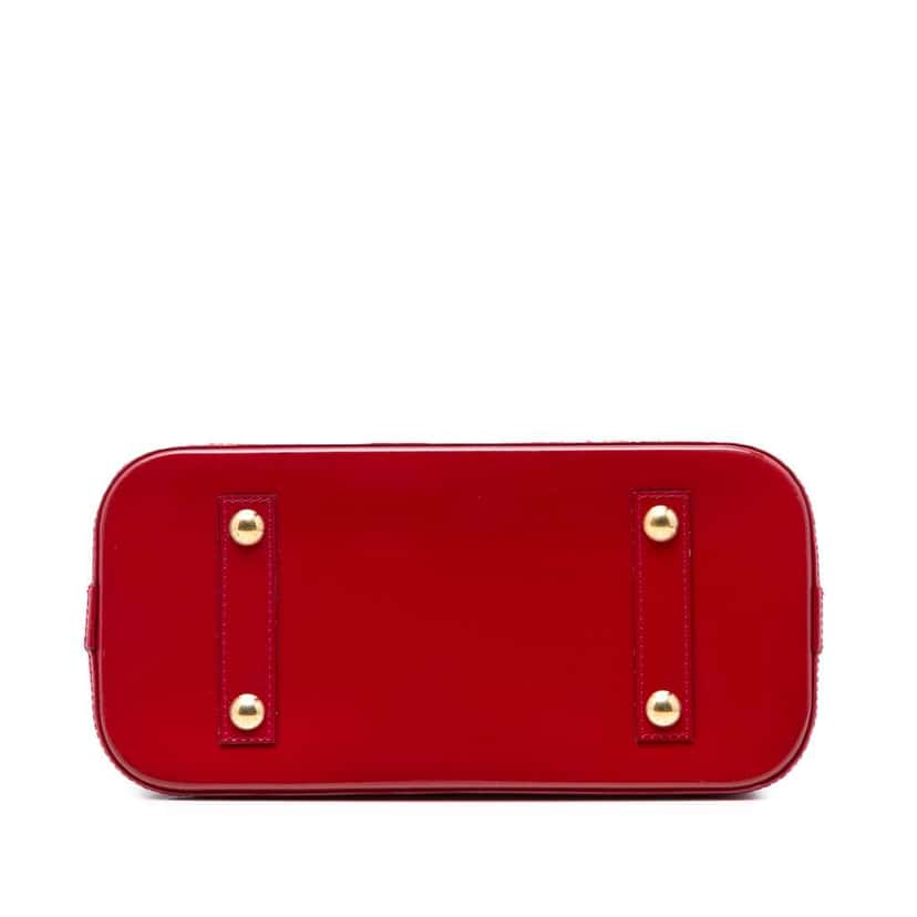 Louis Vuitton Monogram Vernis Alma PM Red Leather Very good condition - Inside View
