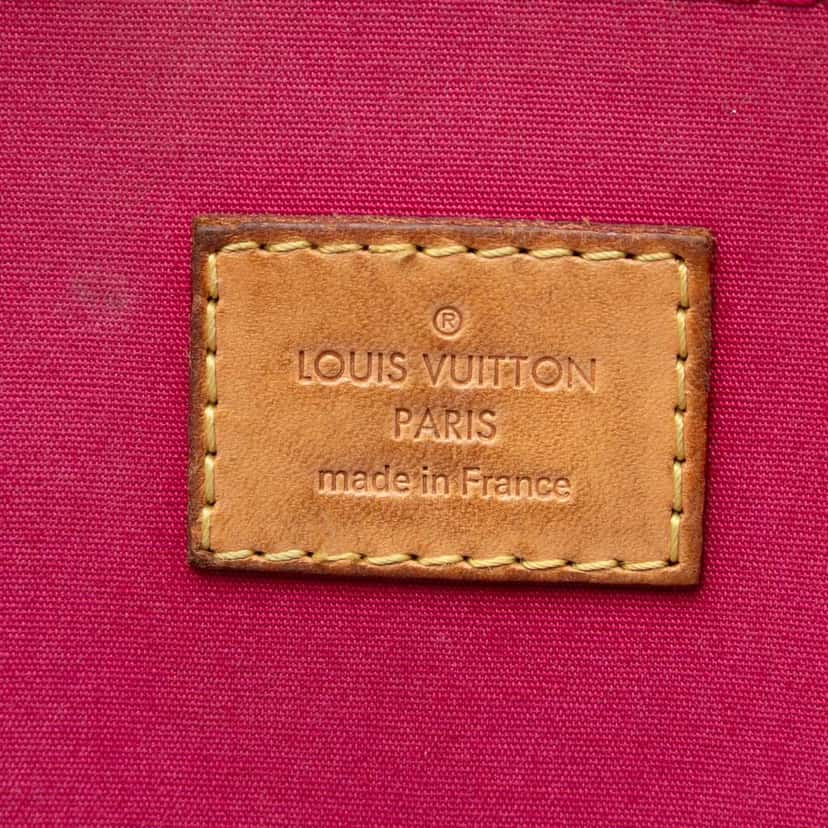 Louis Vuitton Monogram Vernis Alma PM Red Leather Very good condition - Box View