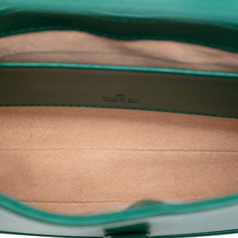 Gucci Mini Calfskin Jackie 1961 Crossbody Green Leather Very good condition - Model View