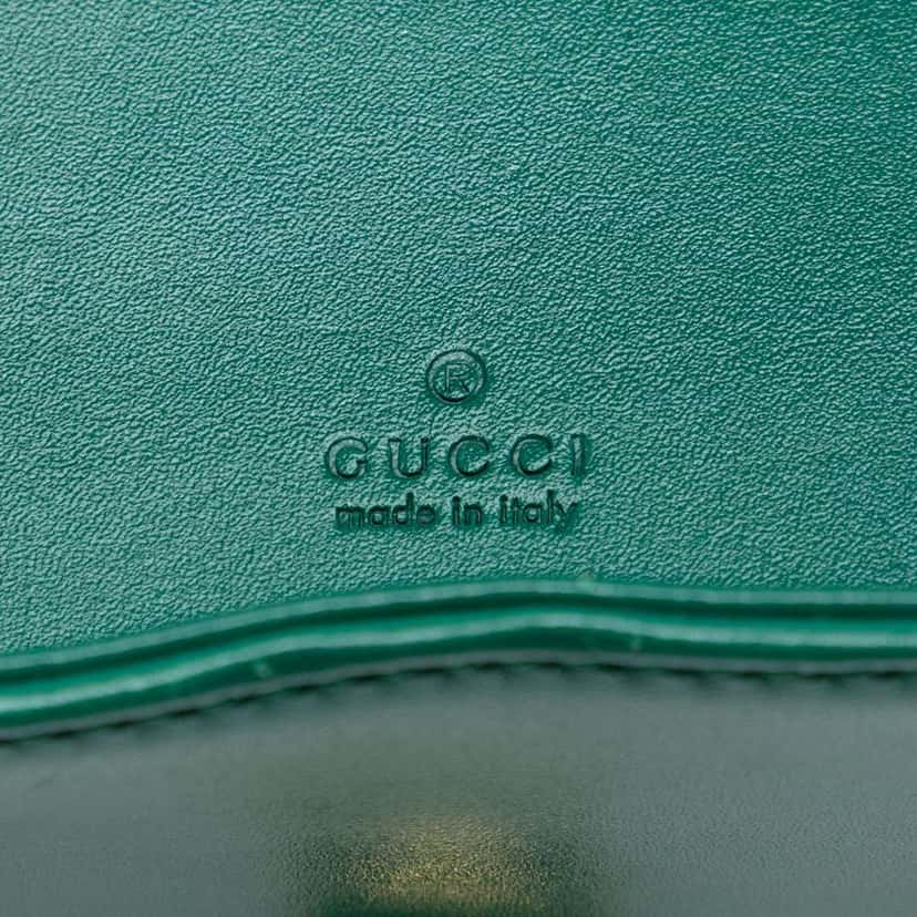 Gucci Mini Calfskin Jackie 1961 Crossbody Green Leather Very good condition - Box View
