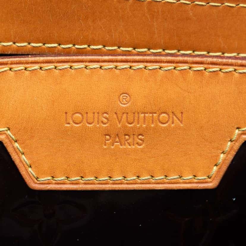 Louis Vuitton Monogram Vernis Brea MM Purple Leather Very good condition - Box View