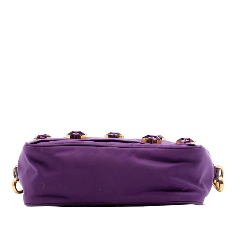 Prada Tessuto Pietre Camera Bag Purple Very good condition - Inside View