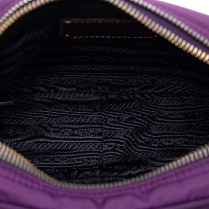 Prada Tessuto Pietre Camera Bag Purple Very good condition - Model View