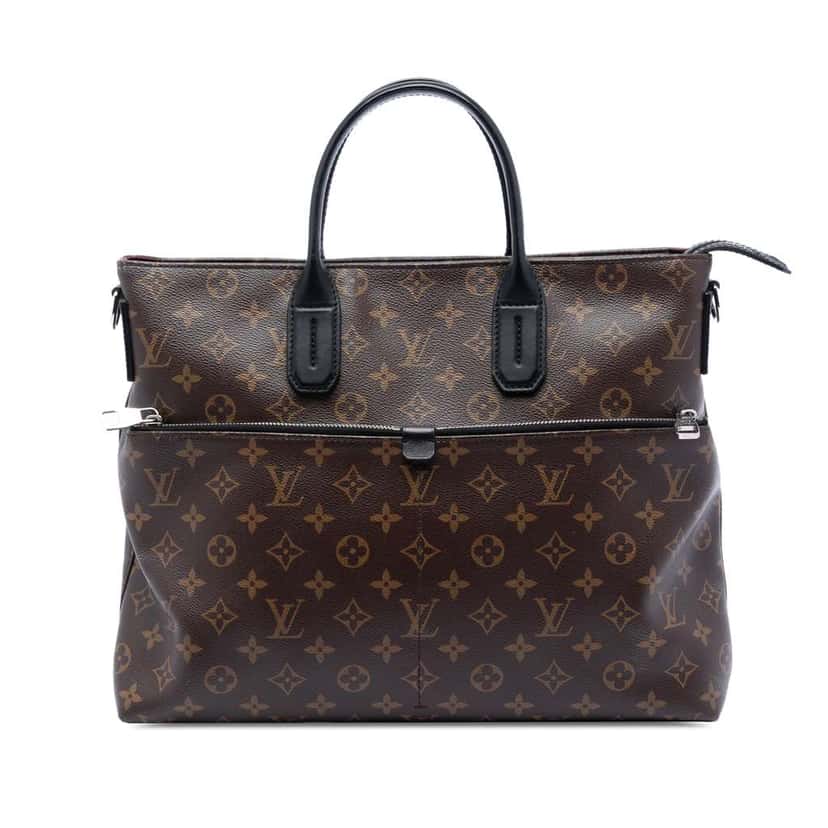 Louis Vuitton Monogram Macassar 7 Days A Week Brown Very good condition - Front View