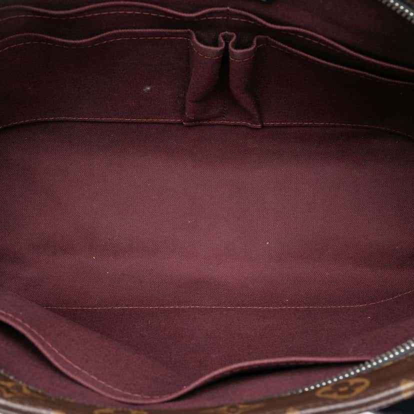 Louis Vuitton Monogram Macassar 7 Days A Week Brown Very good condition - Model View