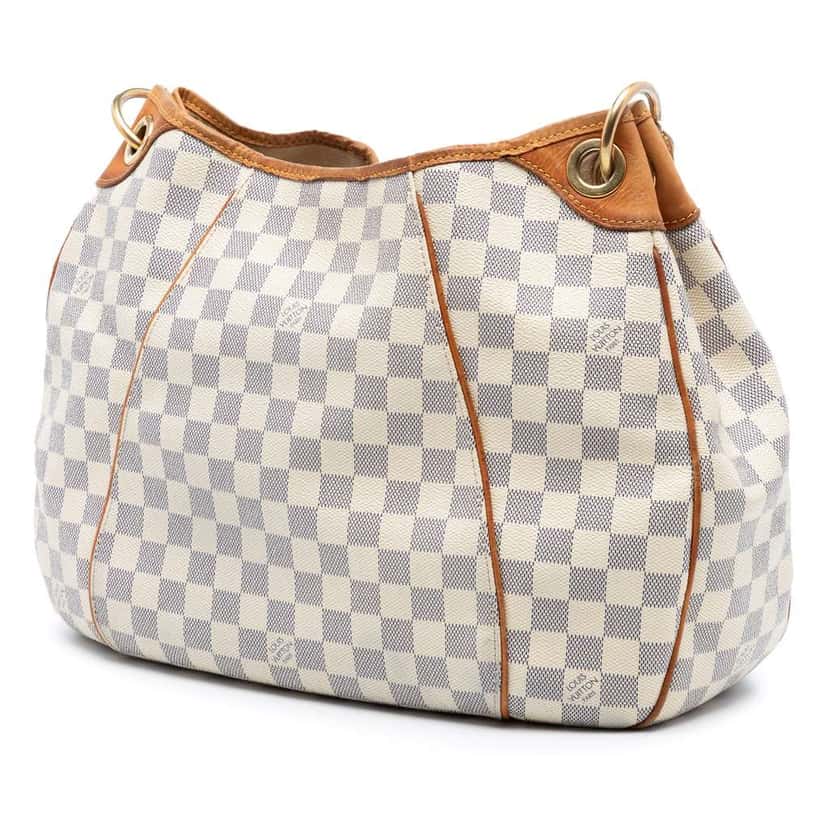 Louis Vuitton Damier Azur Galliera PM White Very good condition - Back View
