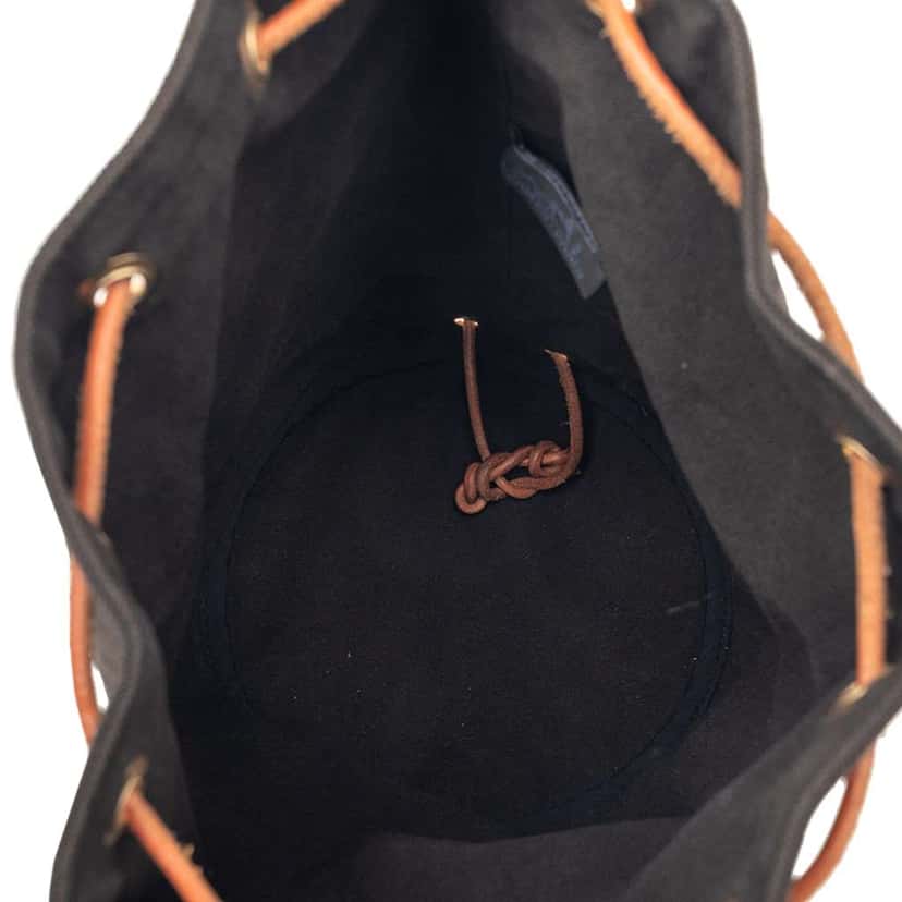 Hermès Toile Polochon Mimile Black Canvas Very good condition - Model View