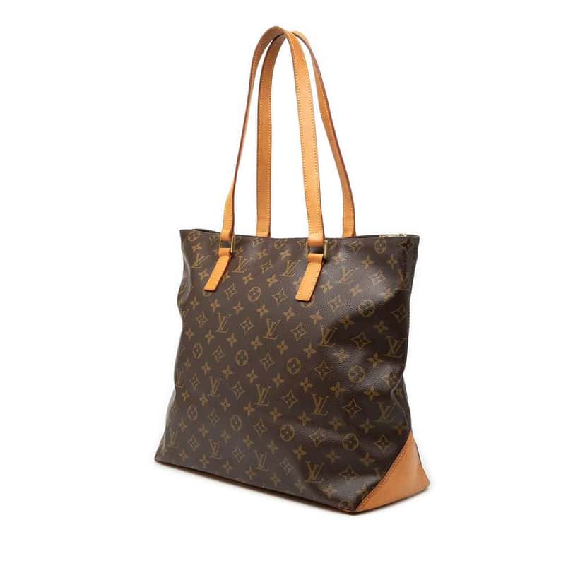 Louis Vuitton Monogram Cabas Mezzo Brown Very good condition - Back View