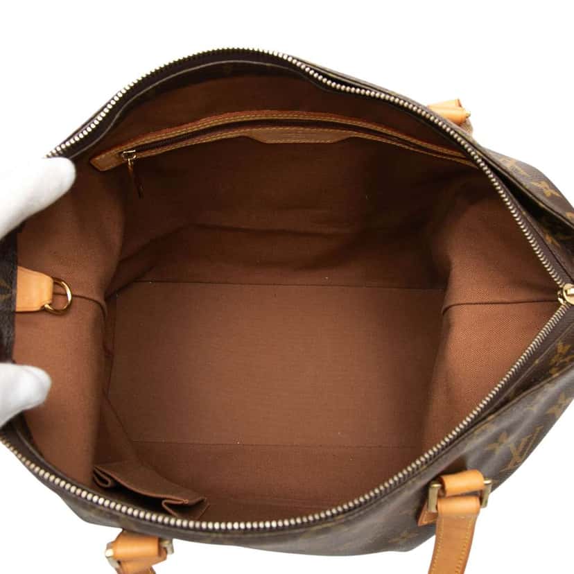 Louis Vuitton Monogram Cabas Mezzo Brown Very good condition - Model View