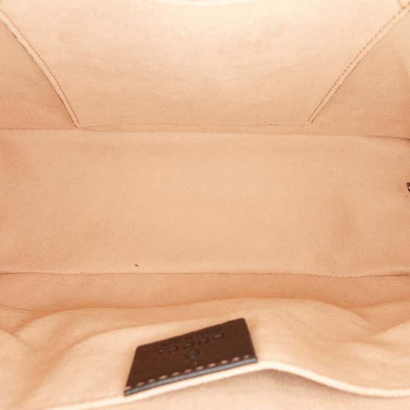 Gucci Small Calfskin Web Ophidia Dome Crossbody Black Leather Very good condition - Model View