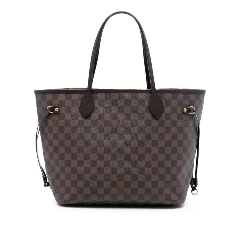 Louis Vuitton Damier Ebene Neverfull MM Brown Very good condition - Front View