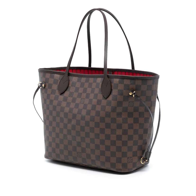 Louis Vuitton Damier Ebene Neverfull MM Brown Very good condition - Back View