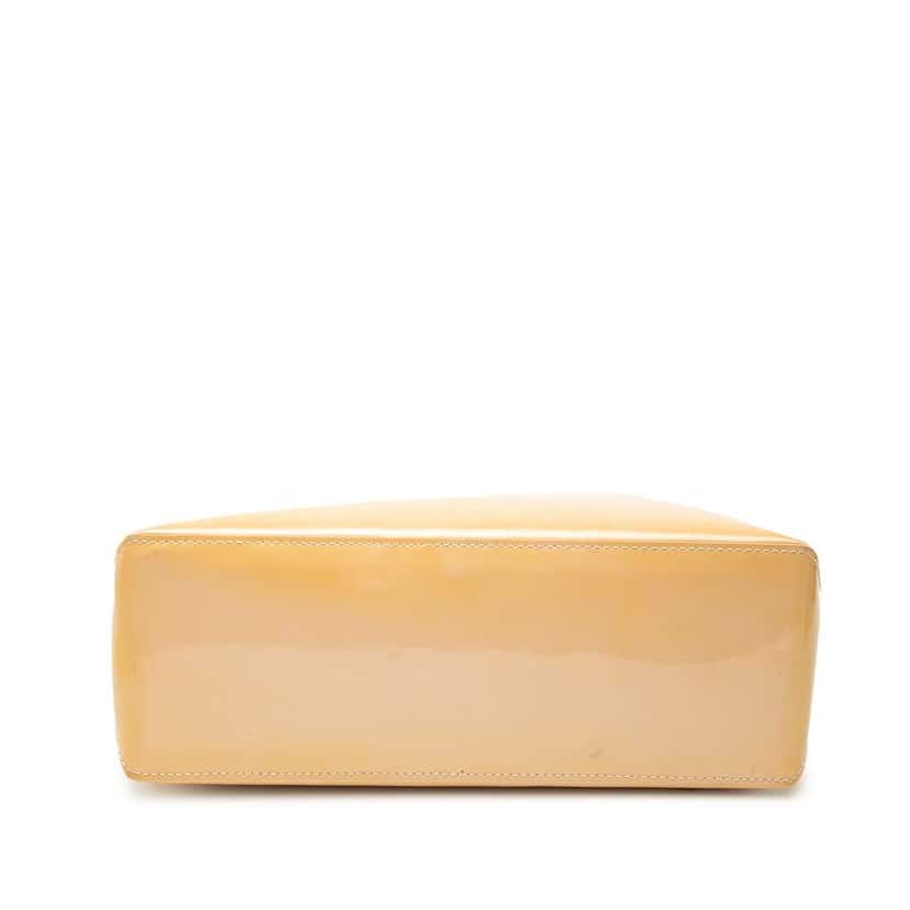 Louis Vuitton Monogram Vernis Wilshire PM Beige Leather Very good condition - Inside View