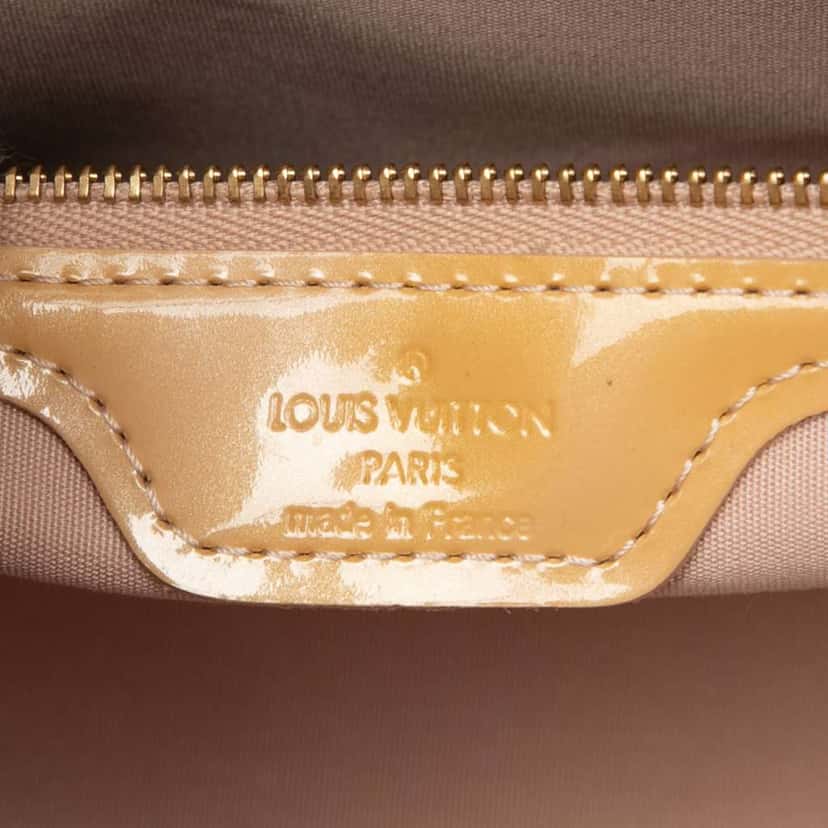 Louis Vuitton Monogram Vernis Wilshire PM Beige Leather Very good condition - Box View