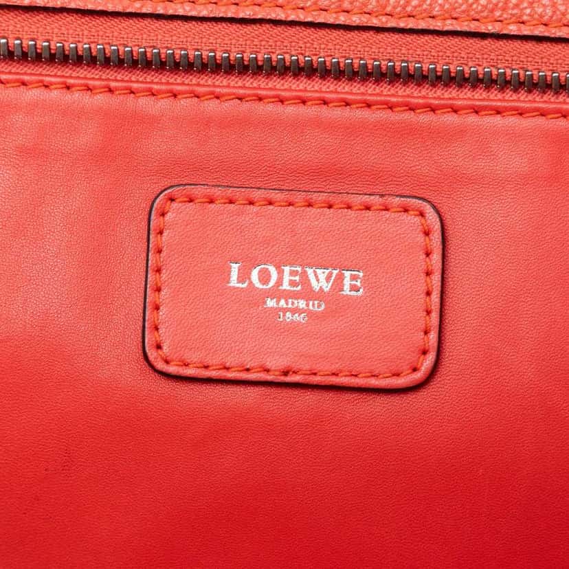 Loewe Tricolor Goatskin Amazona 36 Orange Leather Very good condition - Box View