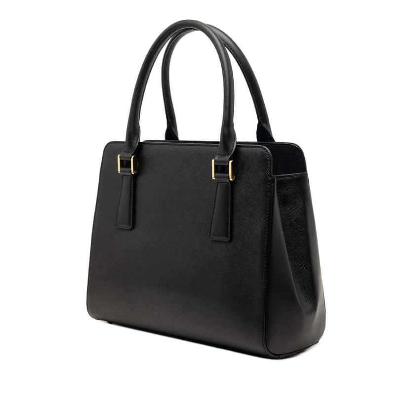 Burberry Leather Handbag Black Leather Very good condition - Back View