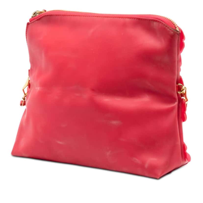 Burberry Prorsum PVC Petal Crossbody Red Very good condition - Back View