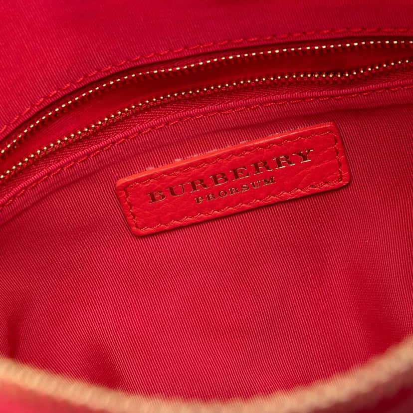 Burberry Prorsum PVC Petal Crossbody Red Very good condition - Box View