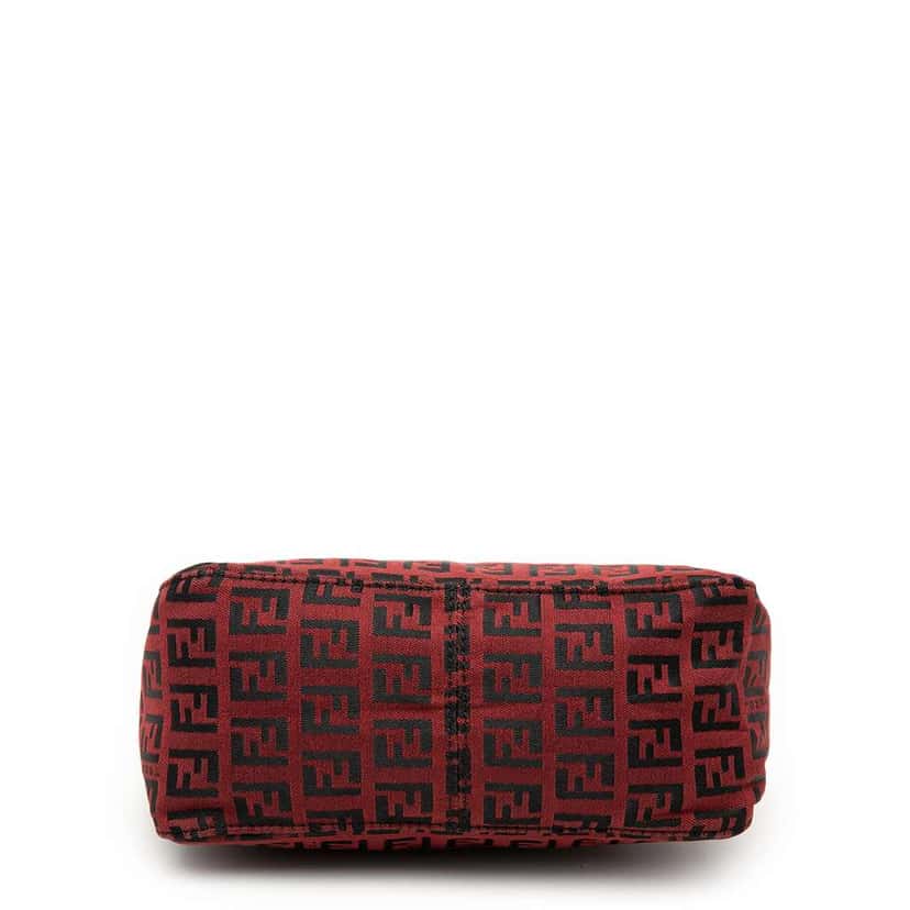 Fendi Zucchino Canvas Handbag Red Canvas Very good condition - Inside View