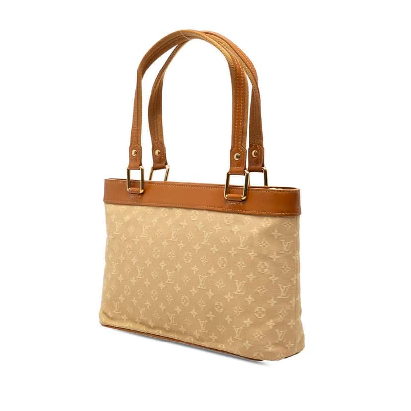 Louis Vuitton Monogram Mini Lin Lucille PM Brown Canvas Very good condition - Back View