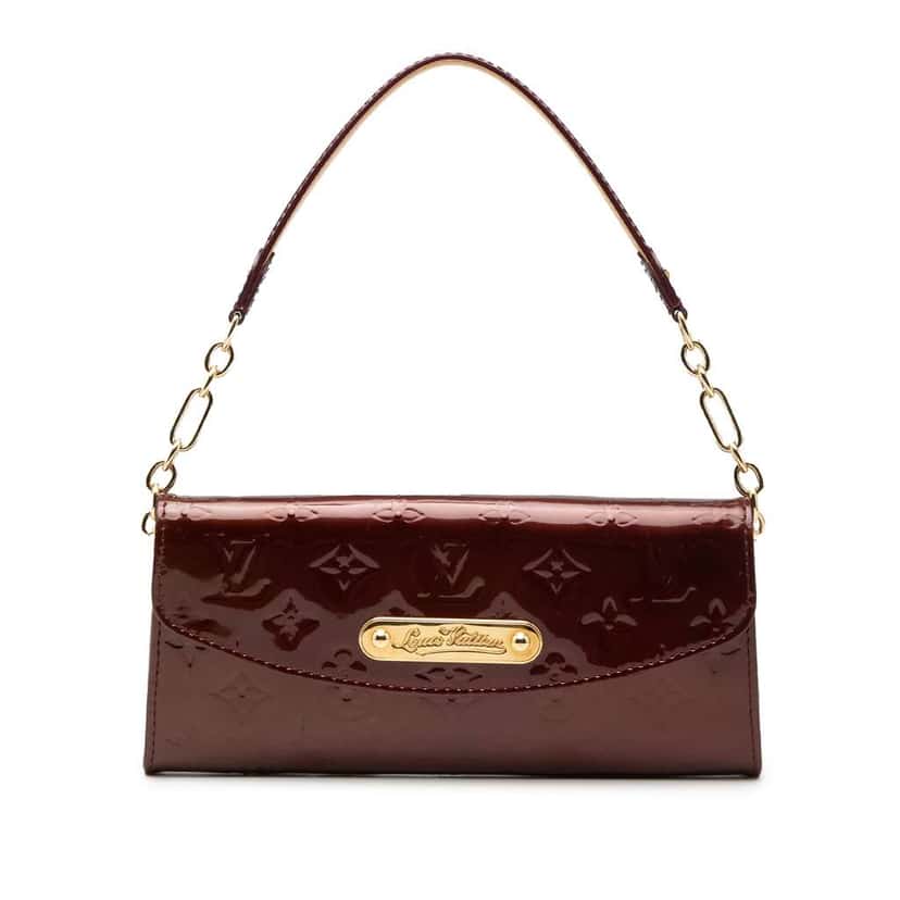 Louis Vuitton Monogram Vernis Sunset Boulevard Red Leather Very good condition - Front View