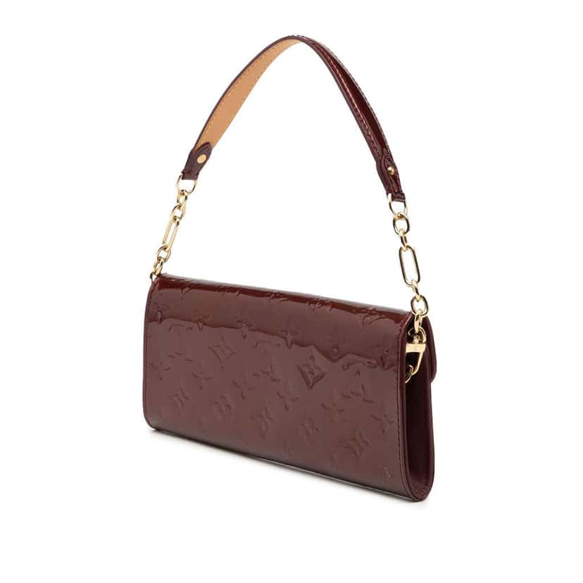 Louis Vuitton Monogram Vernis Sunset Boulevard Red Leather Very good condition - Back View