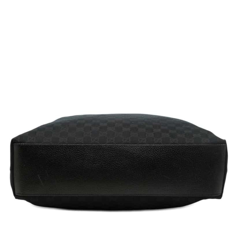 Gucci GG Canvas Web Vertical Tote Black Canvas Very good condition - Inside View