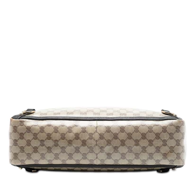 Gucci GG Crystal Abbey D Ring Tote Beige Very good condition - Inside View