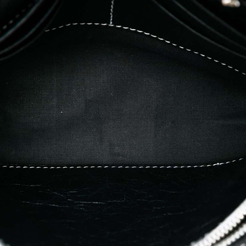 Balenciaga Lambskin Bazar Crossbody Blue Leather Very good condition - Model View