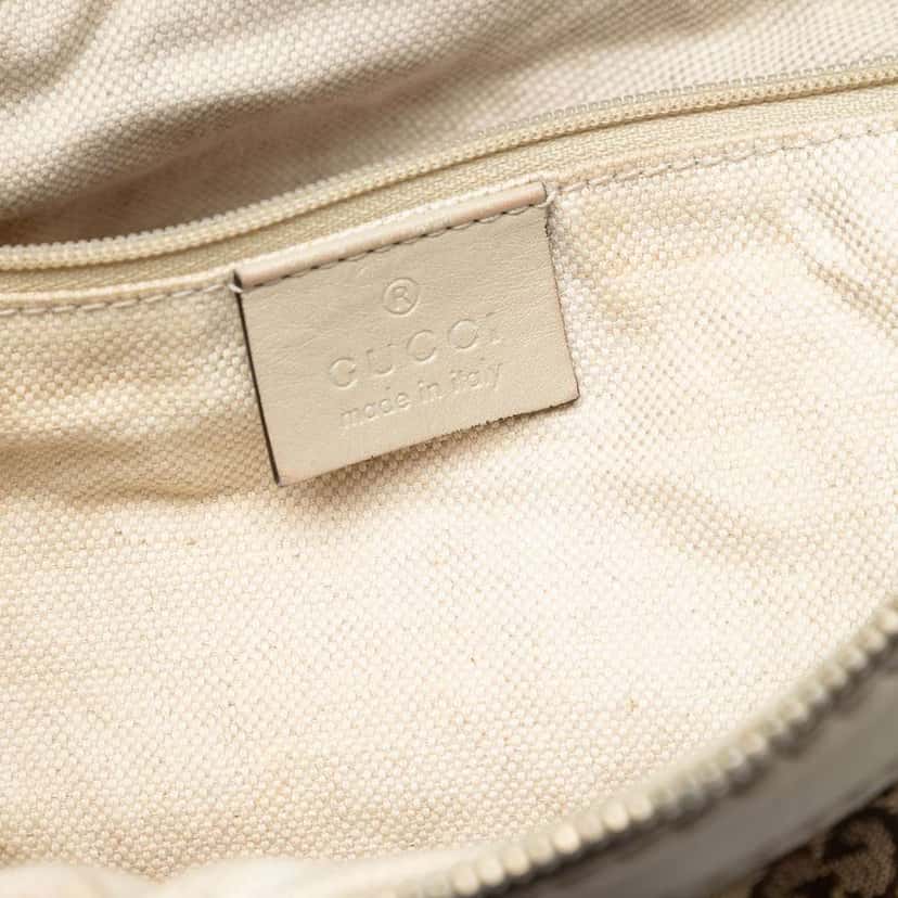 Gucci GG Canvas Sukey Shoulder Bag Beige Canvas Very good condition - Box View