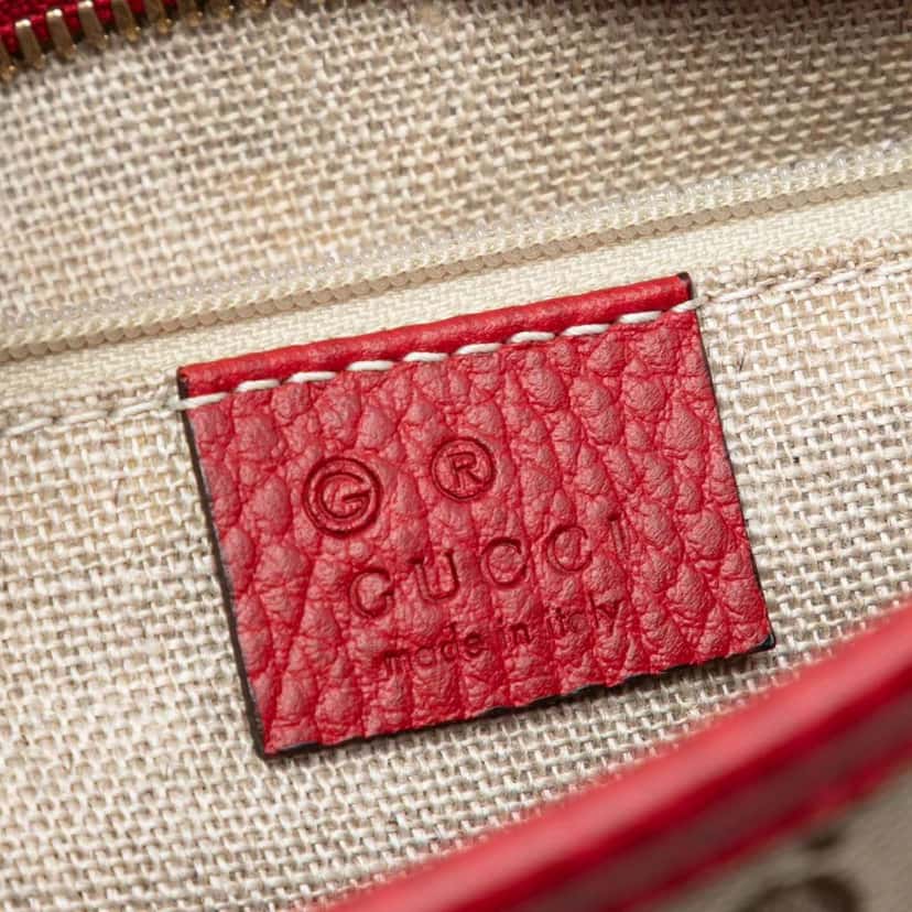 Gucci Small GG Canvas Bree Satchel Beige Very good condition - Box View