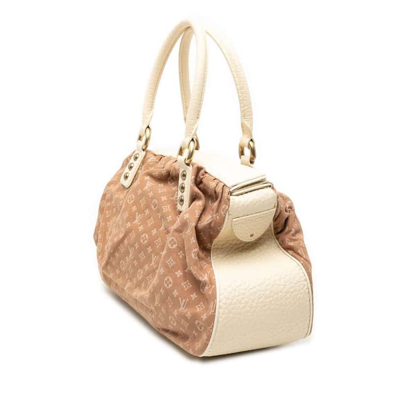 Louis Vuitton Monogram Mini Lin Trapeze GM Brown Canvas Very good condition - Back View