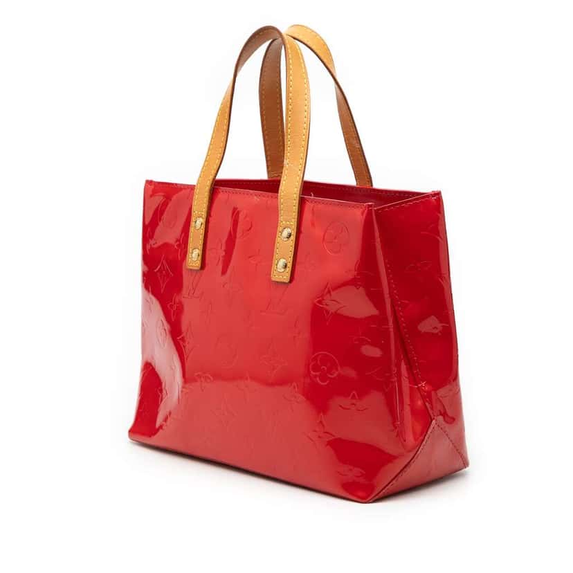 Louis Vuitton Monogram Vernis Reade PM Red Leather Very good condition - Back View