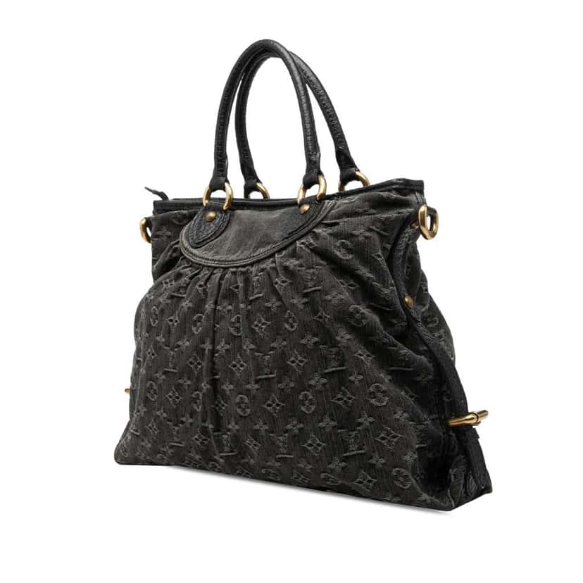 Louis Vuitton Monogram Denim Neo Cabby GM Black Denim Very good condition - Back View