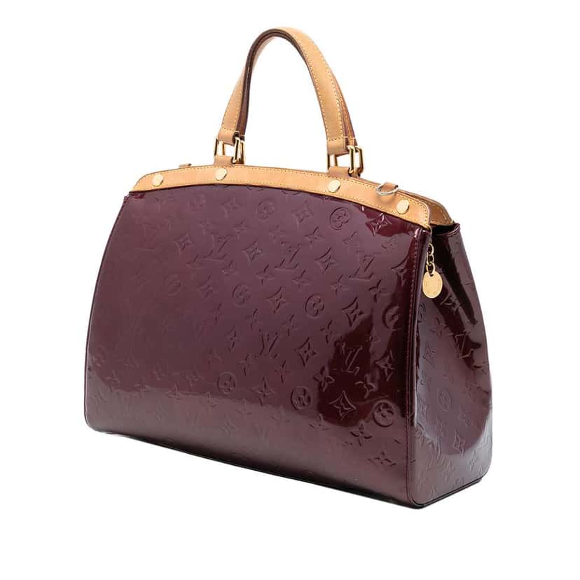 Louis Vuitton Monogram Vernis Brea GM Red Leather Very good condition - Back View