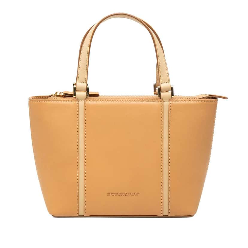 Burberry Leather Tote Brown Leather Very good condition - Front View