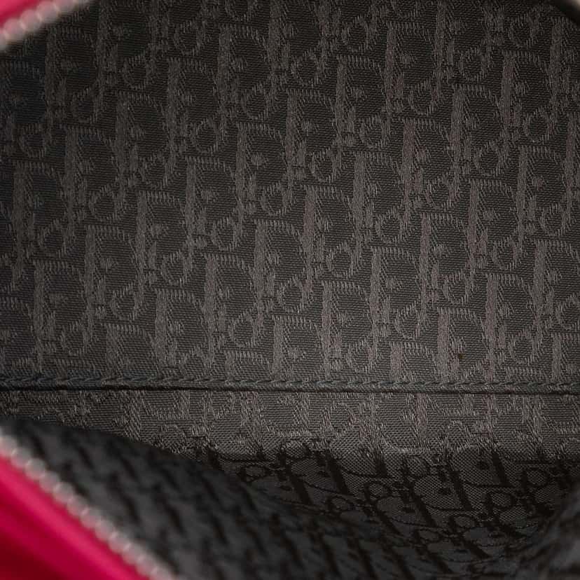 Dior Medium Lambskin Cannage Lady Dior Red Leather Very good condition - Model View