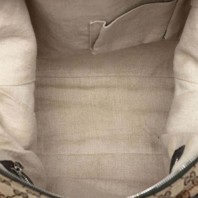 Gucci Large GG Canvas Icon Bit Satchel Beige Canvas Very good condition - Model View