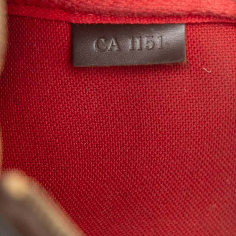 Louis Vuitton Damier Ebene Pochette Accessoires Brown Very good condition - Box View