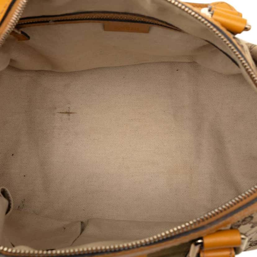 Gucci Medium GG Canvas Web Joy Boston Bag Beige Canvas Very good condition - Model View