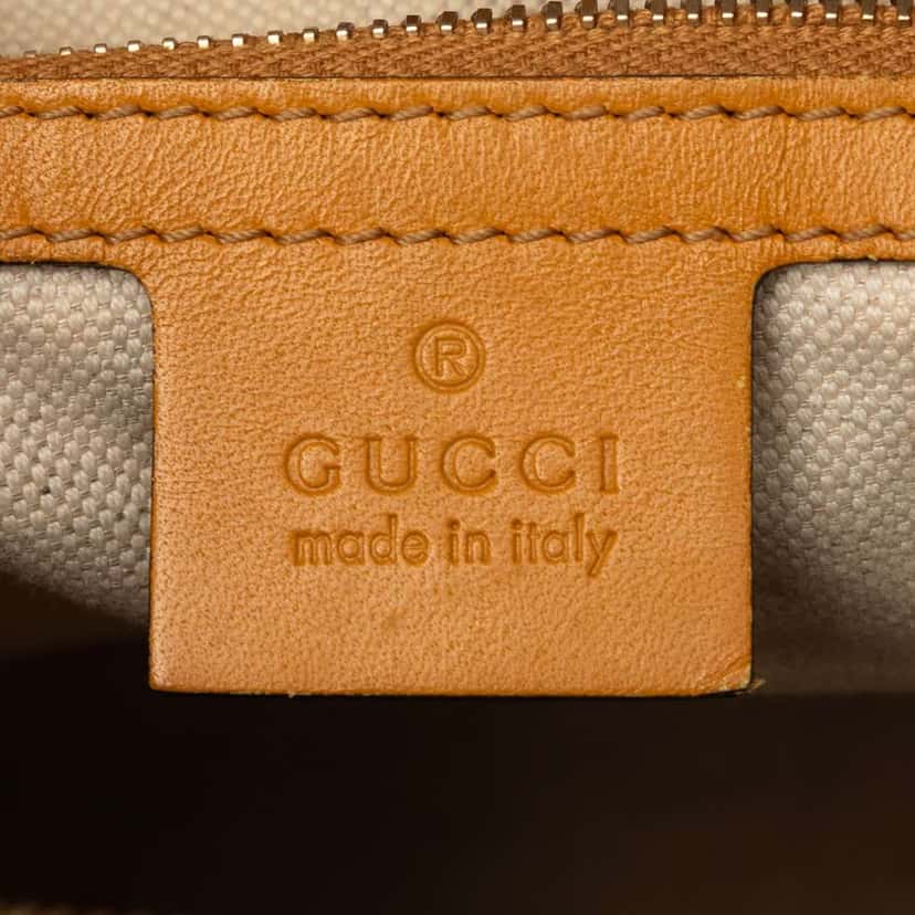 Gucci Medium GG Canvas Web Joy Boston Bag Beige Canvas Very good condition - Box View