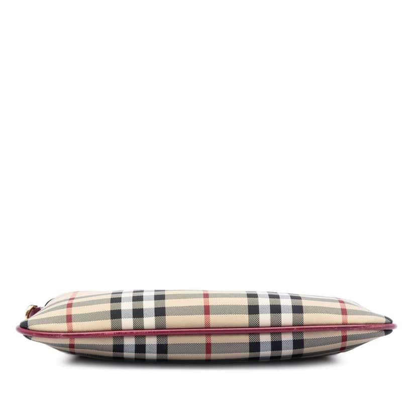 Burberry Haymarket Check Nylon Peyton Crossbody Beige Very good condition - Inside View