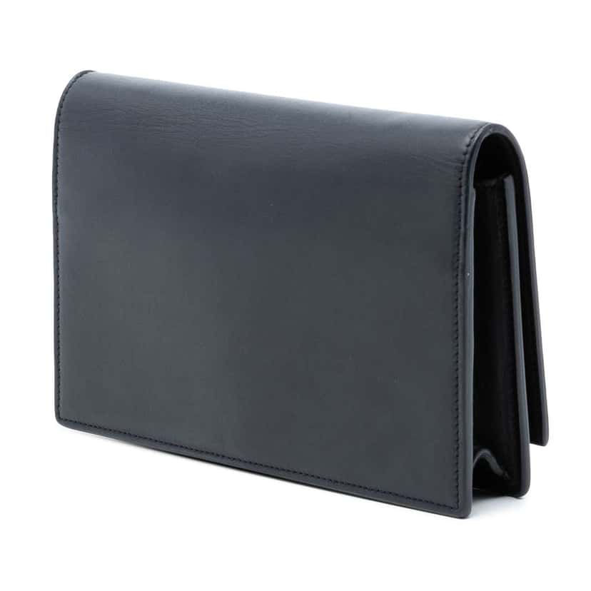 Saint Laurent Small Smooth Calfskin Monogram Kate Tassel Crossbody Black Leather Very good condition - Back View