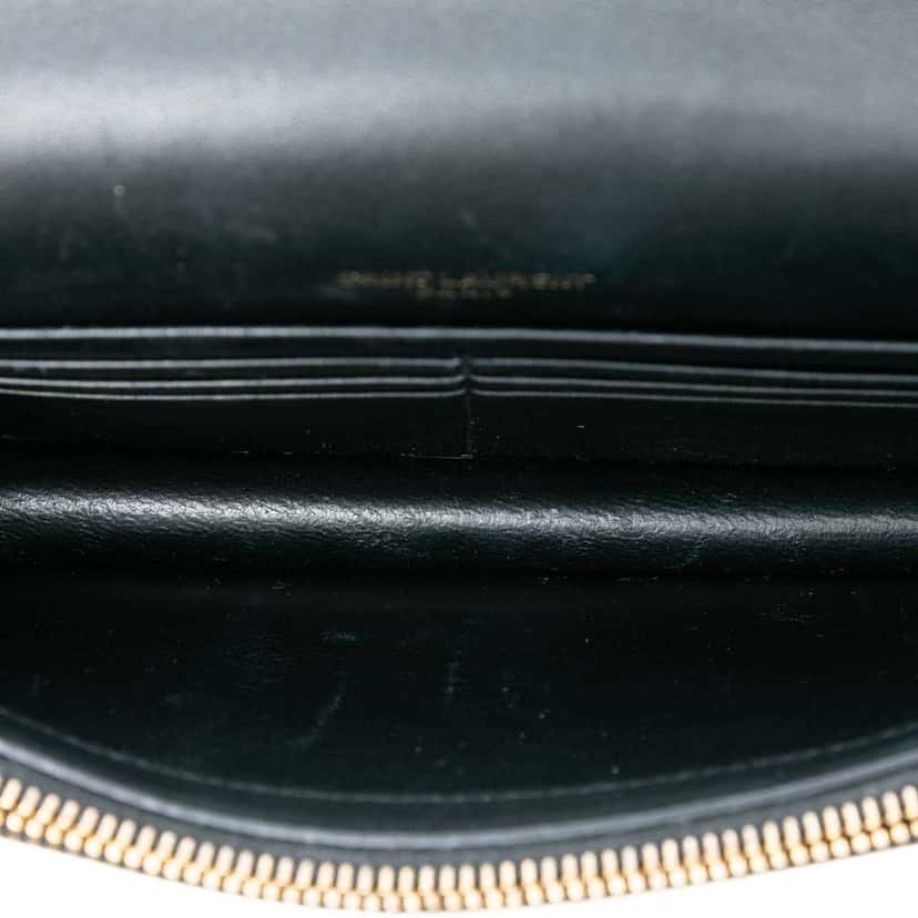 Saint Laurent Small Smooth Calfskin Monogram Kate Tassel Crossbody Black Leather Very good condition - Model View