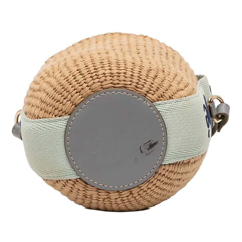 Chloé Raffia Drawstring Woody Basket Bag Brown Very good condition - Inside View