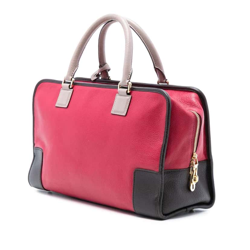 Loewe Tricolor Leather Amazona 36 Red Leather Very good condition - Back View
